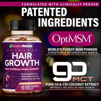 ADVANCED HAIR GROWTH - Rainbow Nutrients® IMPORTADO🇺🇸
