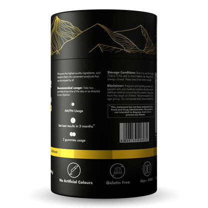 Be Bodywise® Shilajit + Ashwagandha KSM 66+ Black Musli IMPORTADO🇺🇸